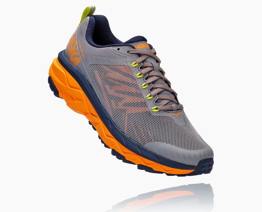 Hoka One One Trailove Tenisky Panske Siva - Challenger ATR 5 - 49578-PXYN